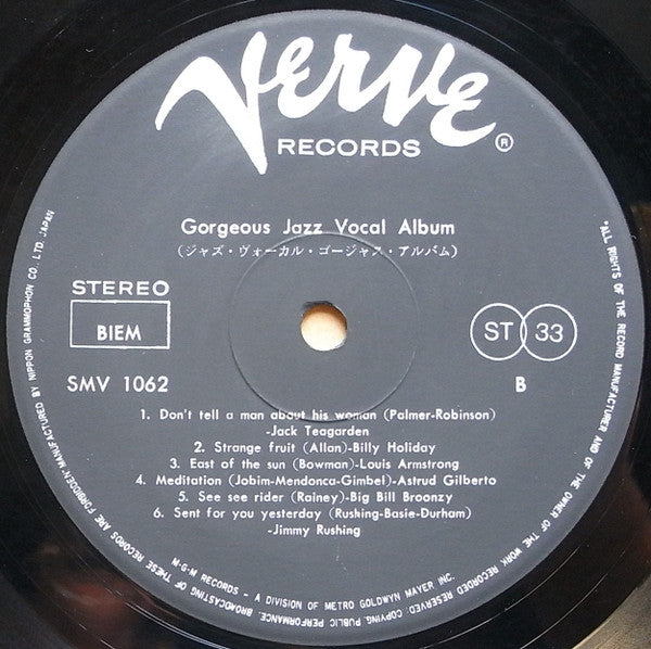 Various - Gorgeous Jazz Vocal Album (LP, Album, Comp)