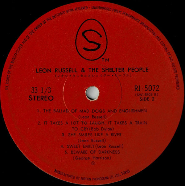 Leon Russell - Leon Russell And The Shelter People (LP, Album)