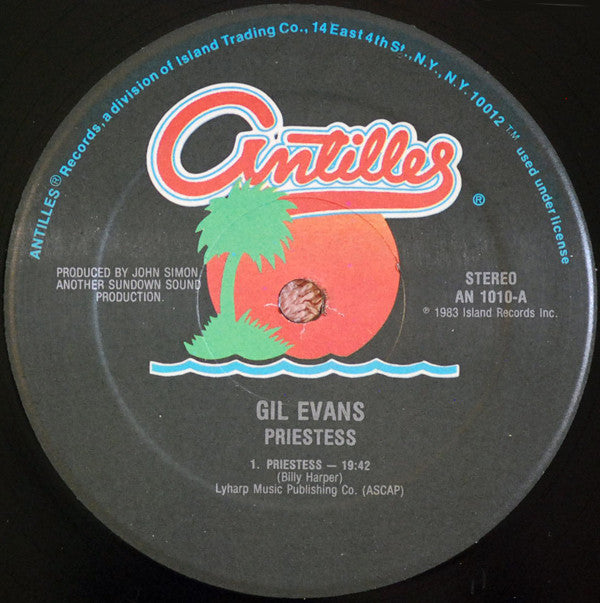 Gil Evans - Priestess (LP, Album, Hau)