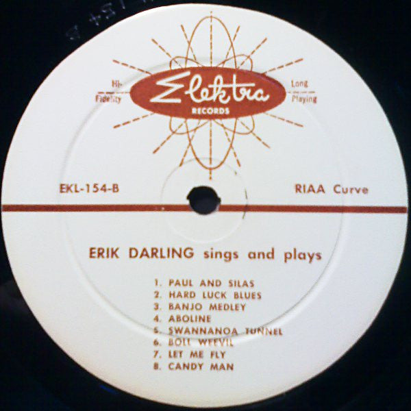 Erik Darling - Erik Darling (LP, Album, Mono, RE)