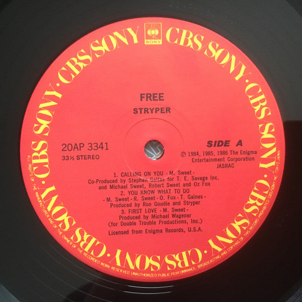 Stryper - Free (LP, MiniAlbum, Comp)