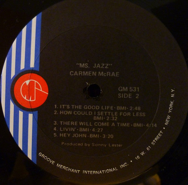 Carmen McRae - Ms. Jazz (LP, Album)