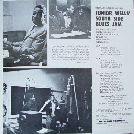 Junior Wells - Southside Blues Jam (LP, Album, RE, RP)