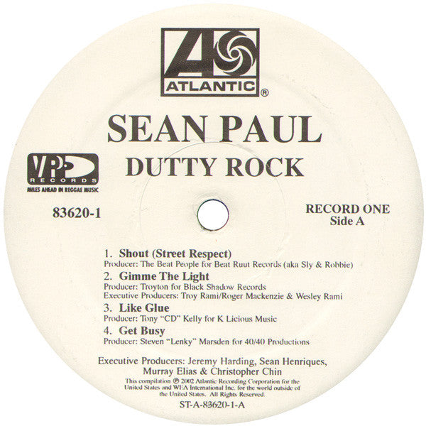 Sean Paul - Dutty Rock (2xLP, Album)