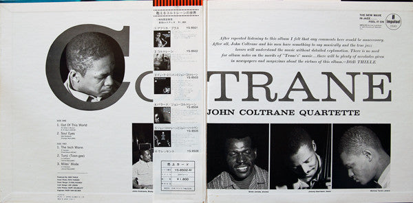 The John Coltrane Quartet - Coltrane (LP, Album, RE, Gat)