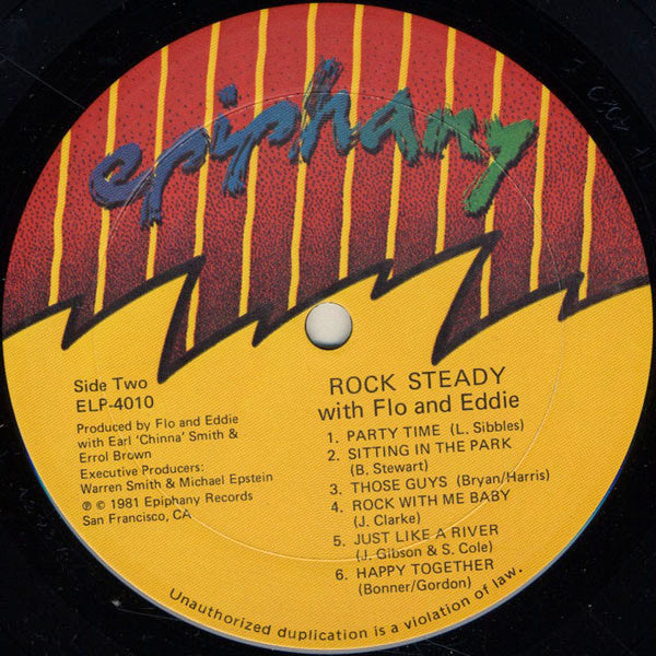 Flo & Eddie - Rock Steady With Flo & Eddie (LP, Album)