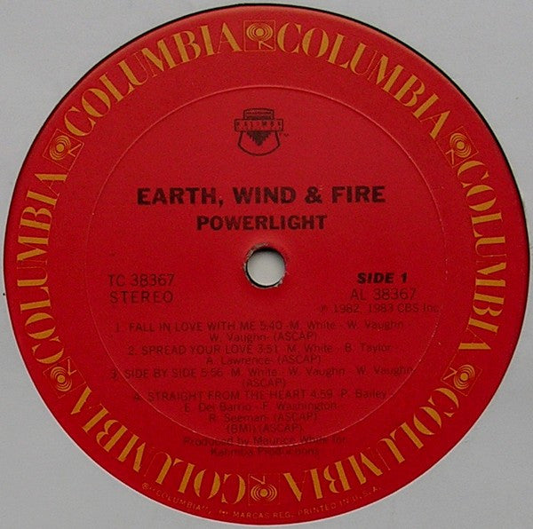 Earth, Wind & Fire - Powerlight (LP, Album, Car)