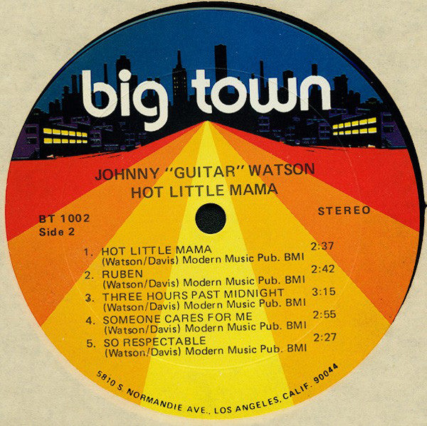 Johnny ""Guitar"" Watson* - Hot Little Mama (LP, Comp)