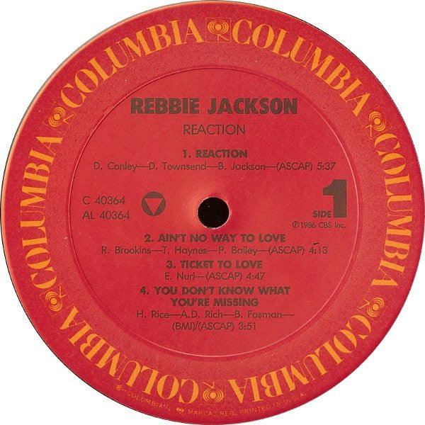 Rebbie Jackson - Reaction (LP, Album)