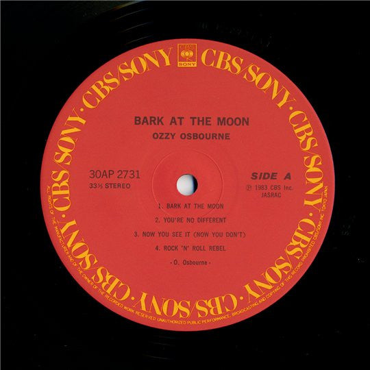 Ozzy Osbourne - Bark At The Moon (LP, Album + 7"", Single)