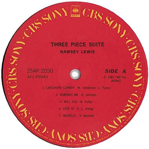 Ramsey Lewis - Three Piece Suite (LP, Album)