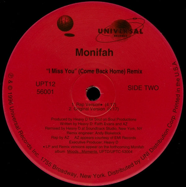 Monifah - You (12"", Single)