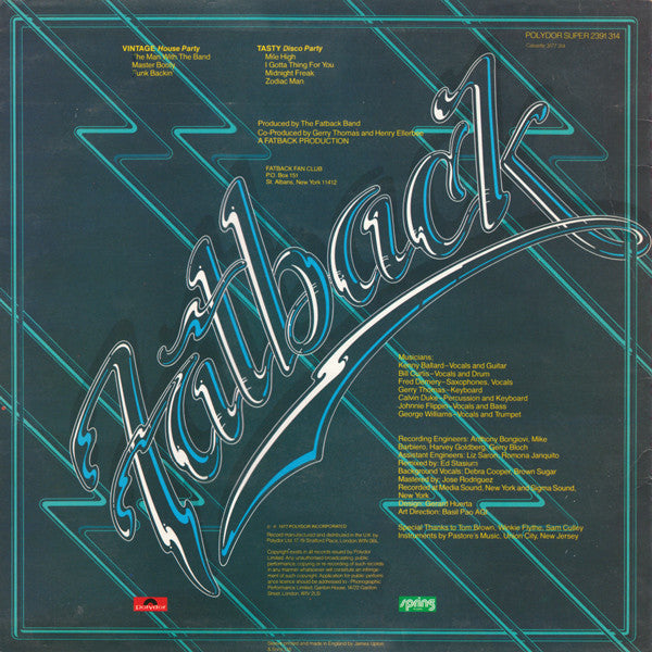 Fatback* - Man With The Band (LP, Album)