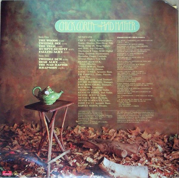 Chick Corea - The Mad Hatter (LP, Album)