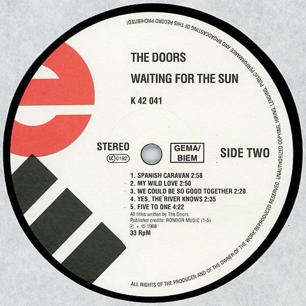 The Doors - Waiting For The Sun (LP, Album, RE, RP)