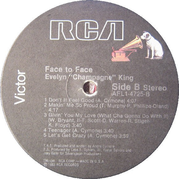 Evelyn ""Champagne"" King* - Face To Face (LP, Album)