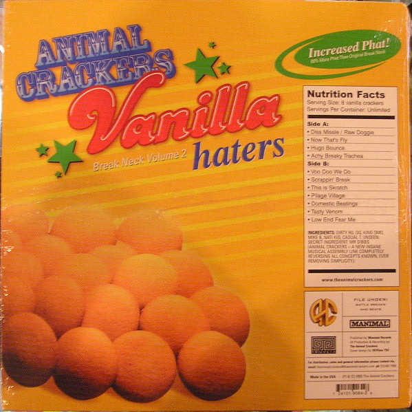 Animal Crackers - Vanilla Haters : Break Neck Volume 2 (LP, Album)