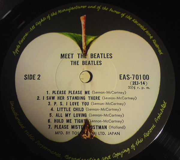 The Beatles - Meet The Beatles! (LP, Album, Mono, RE)