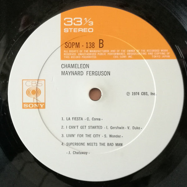 Maynard Ferguson - Chameleon (LP, Album)