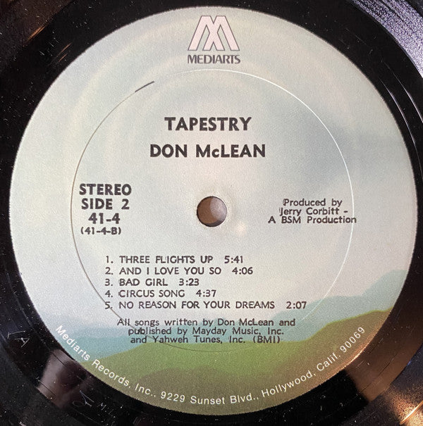 Don McLean - Tapestry (LP, Album)