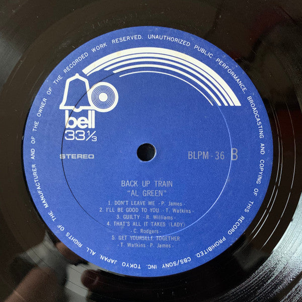 Al Greene* - Back Up Train (LP, Album)