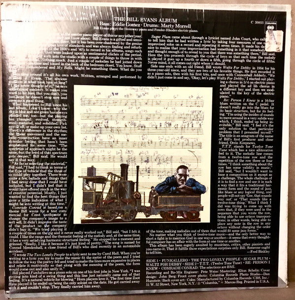 Bill Evans - The Bill Evans Album (LP, Album)