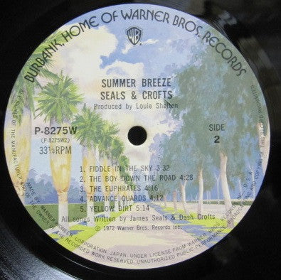 Seals & Crofts - Summer Breeze (LP, Album, RP)