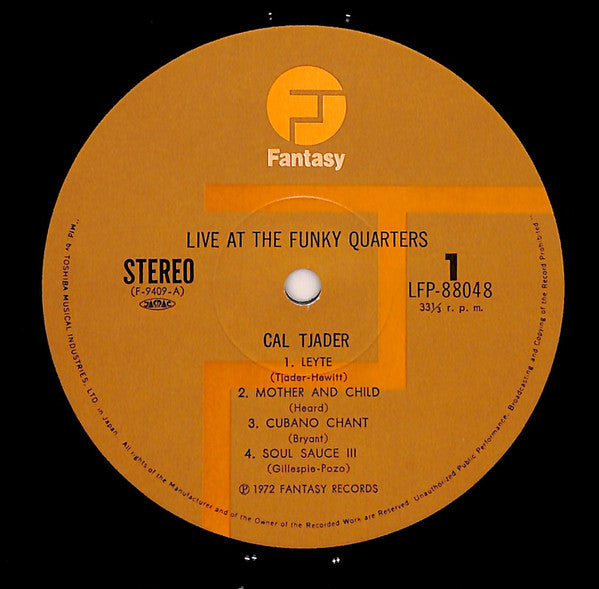 Cal Tjader - Live At The Funky Quarters (LP)