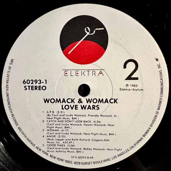 Womack & Womack - Love Wars (LP, Album, All)