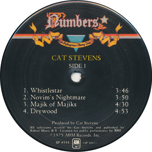 Cat Stevens - Numbers (LP, Album, Club, CRC)