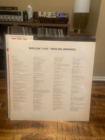 Waylon Jennings - Waylon Live (LP, Album, Promo)