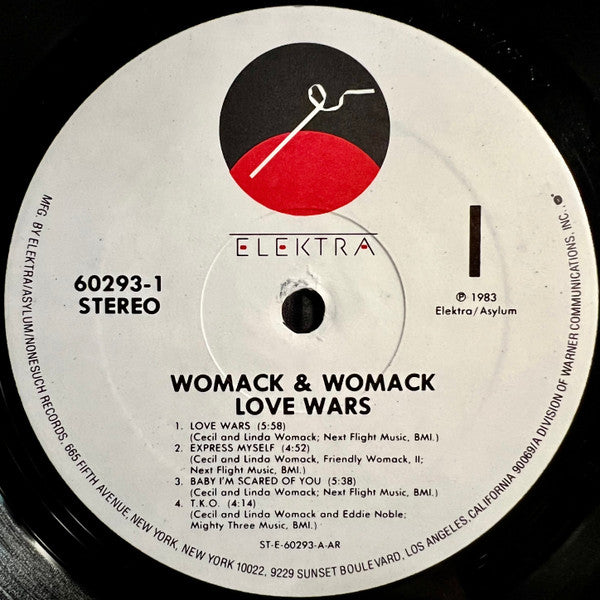 Womack & Womack - Love Wars (LP, Album, All)