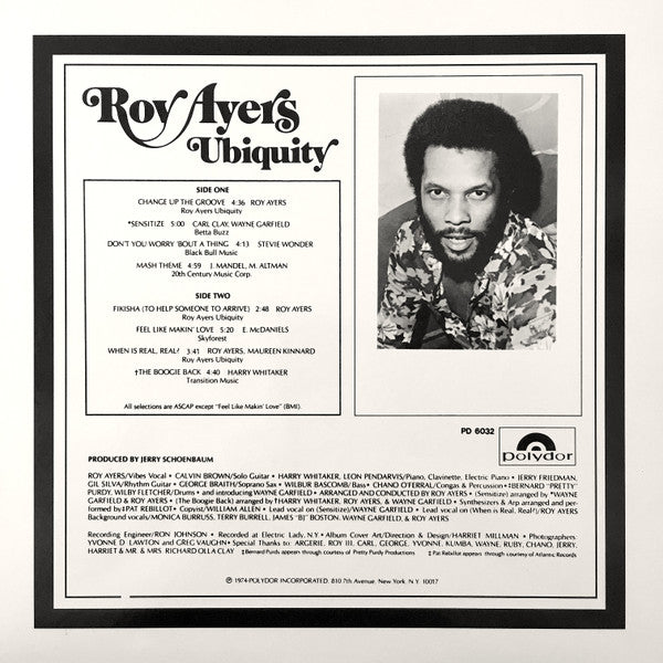 Roy Ayers Ubiquity - Change Up The Groove (LP, Album, RE)