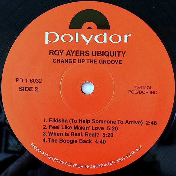 Roy Ayers Ubiquity - Change Up The Groove (LP, Album, RE)