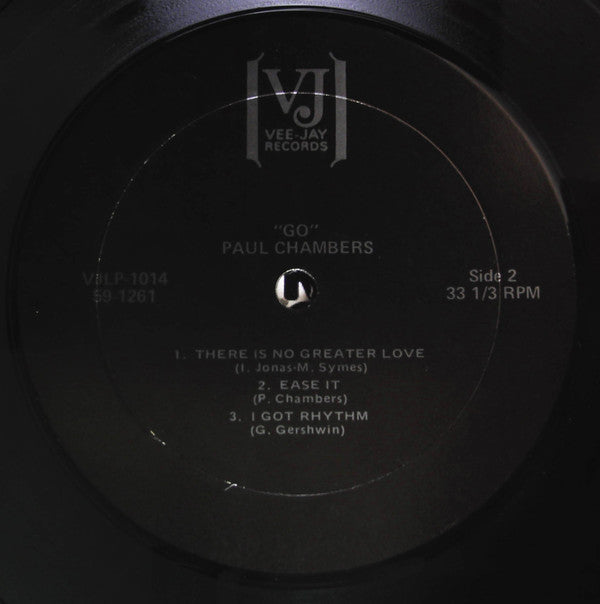 Paul Chambers (3) - Go (LP, Album, RP)