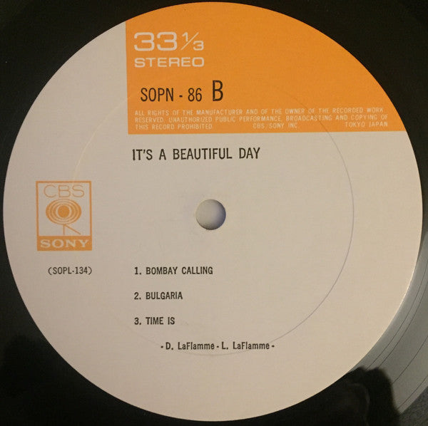 It's A Beautiful Day - It's A Beautiful Day (LP, Album, RE)