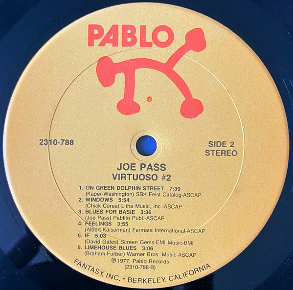 Joe Pass - Virtuoso #2 (LP, Album, RE)