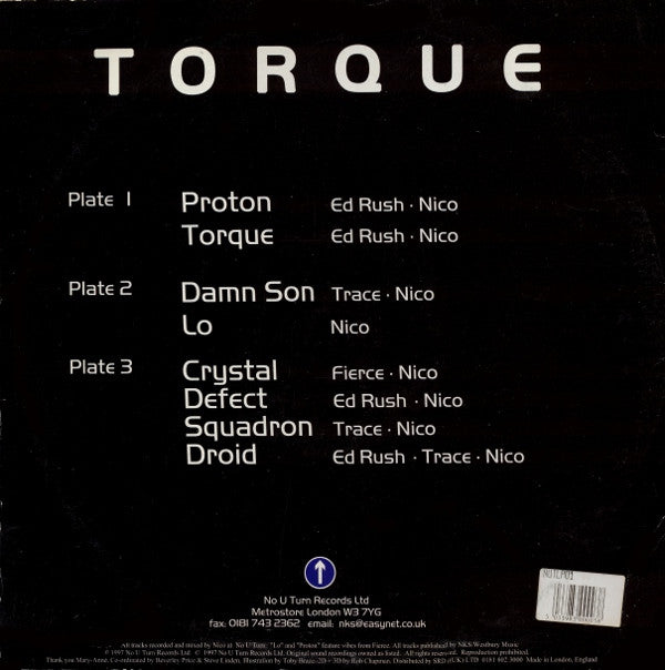 Various - Torque (3x12"", Album, Comp)