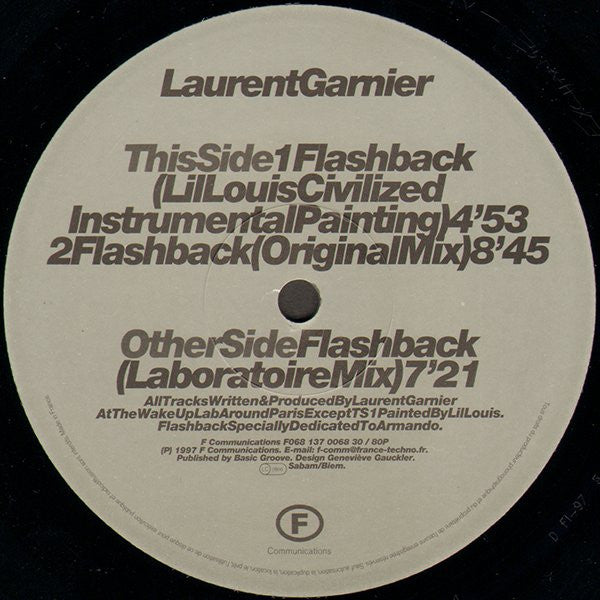 Laurent Garnier - Flashback (12"")