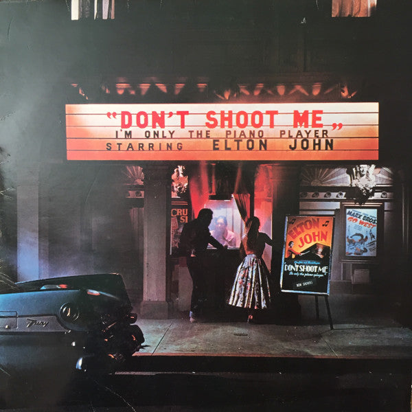 Elton John - Don't Shoot Me I'm Only The Piano Player (LP, Album, RE)