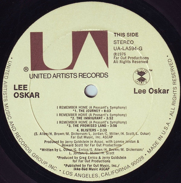 Lee Oskar - Lee Oskar (LP, Album, All)