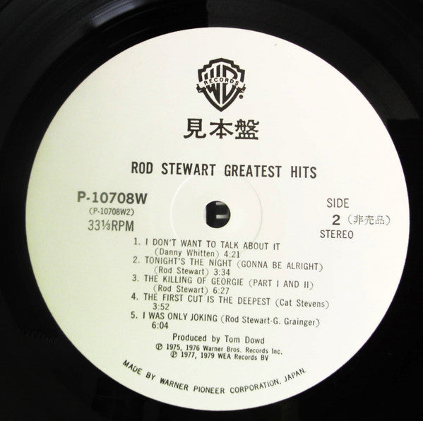 Rod Stewart - Greatest Hits (LP, Comp, Promo)