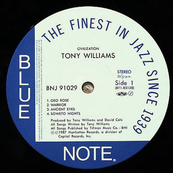 Tony Williams* - Civilization (LP, Album)
