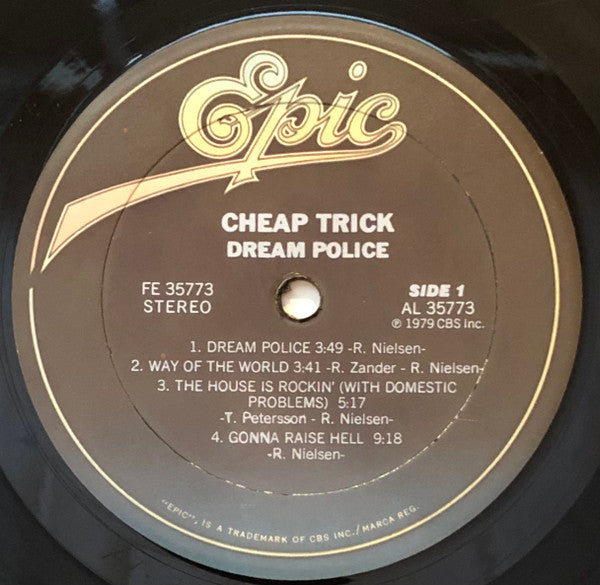 Cheap Trick - Dream Police (LP, Album, Pit)