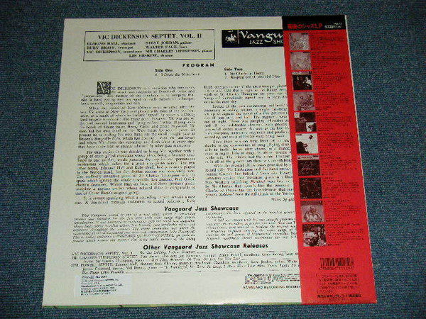 Vic Dickenson Septet - Vic Dickenson Septet, Vol. II (LP, Album, RE)