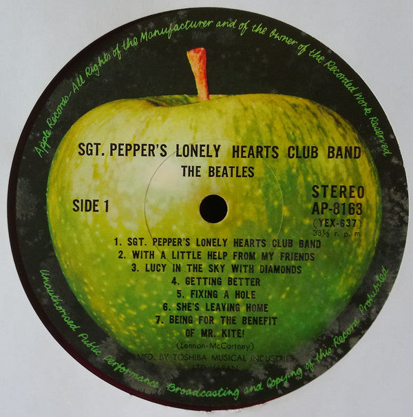 The Beatles - Sgt. Pepper's Lonely Hearts Club Band(LP, Album, RE, ...