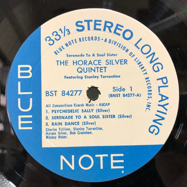The Horace Silver Quintet - Serenade To A Soul Sister(LP, Album, Gat)
