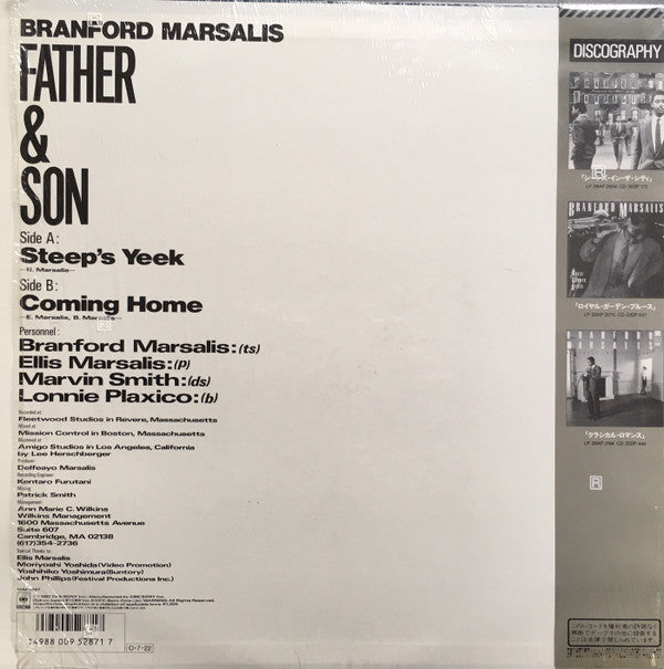 Branford Marsalis - Father & Son (12"", Single)