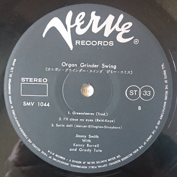 Jimmy Smith - Organ Grinder Swing(LP, Album)