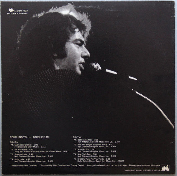 Neil Diamond - Touching You, Touching Me (LP, Album, RE, Glo)